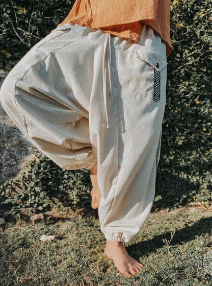 Goa Shiva Pants - Raw Linen