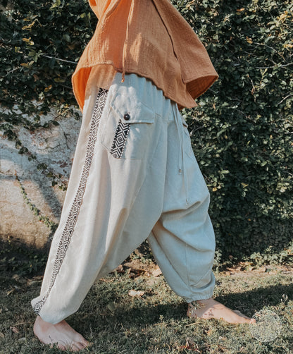 Goa Shiva Pants - Raw Linen