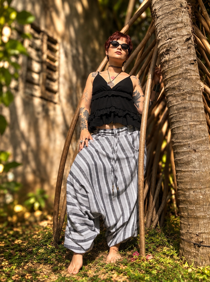 Calça Goa Shiva - Linho Listrado