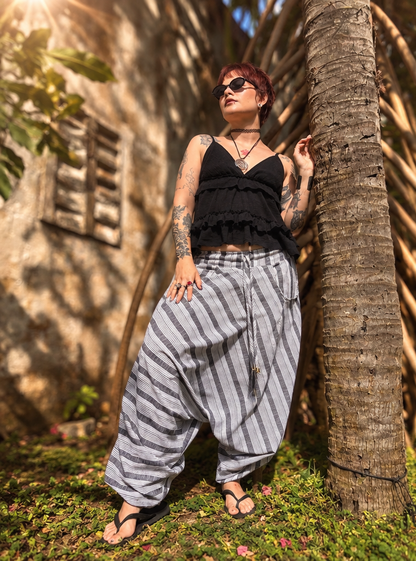 Calça Goa Shiva - Linho Listrado