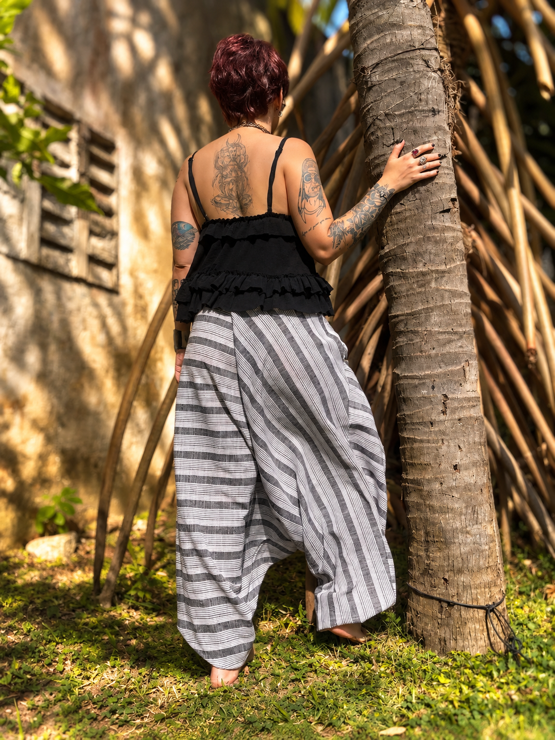 Calça Goa Shiva - Linho Listrado