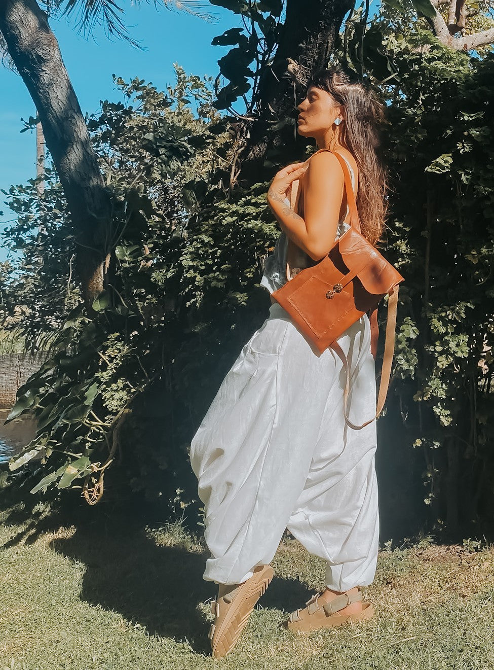 Calça Goa Shiva - Linho Branco