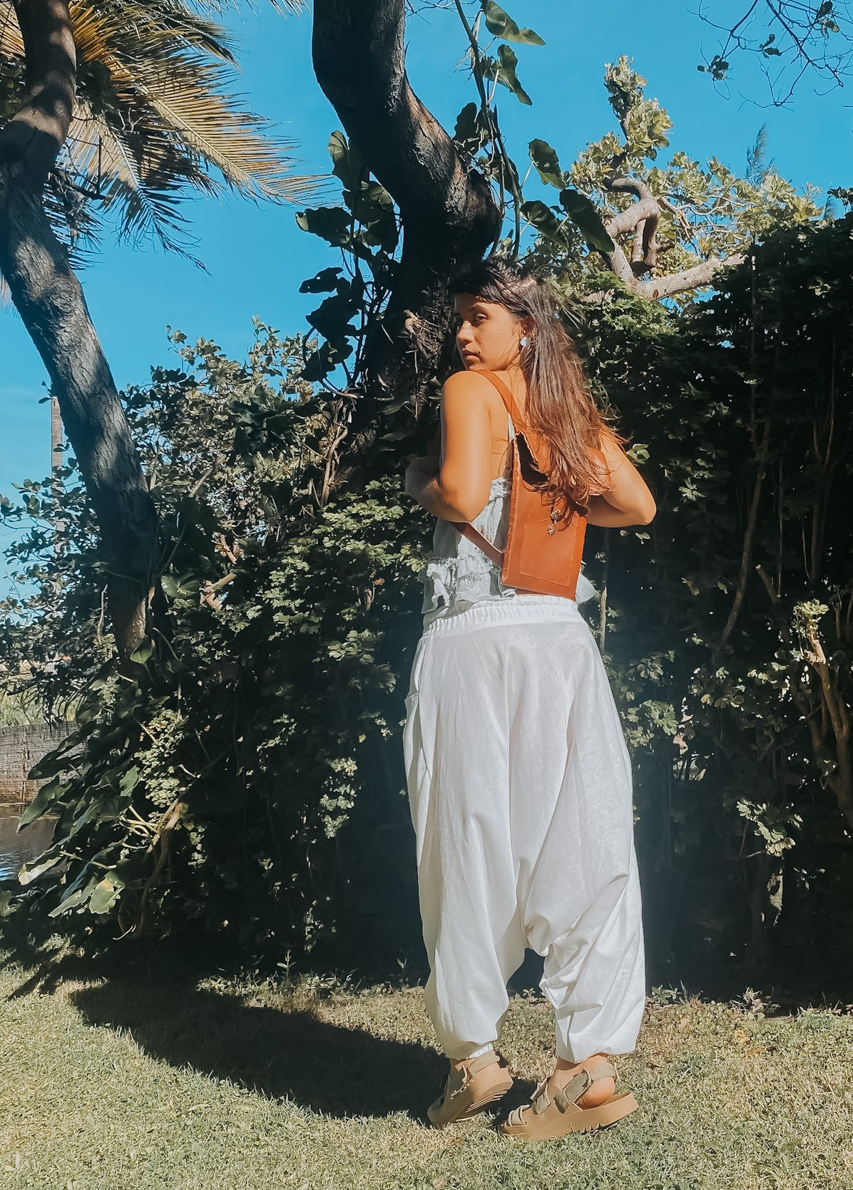 Calça Goa Shiva - Linho Branco