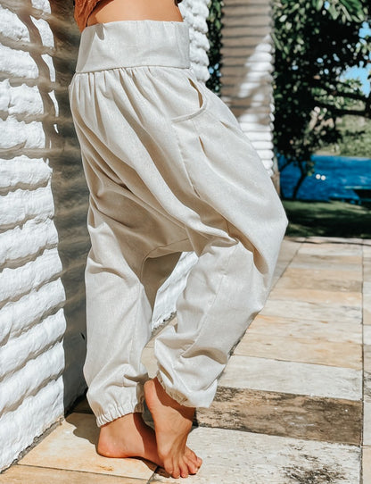 Calça Thai Shiva - Linho Cru