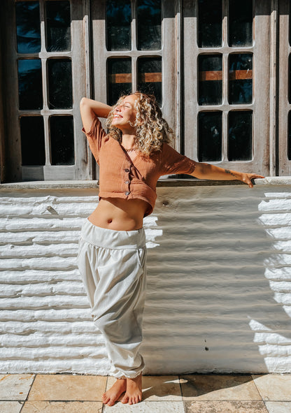 Calça Thai Shiva - Linho Cru