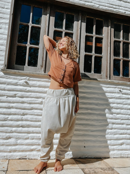 Calça Thai Shiva - Linho Cru