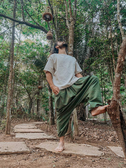 Calça Thai Shiva - Linho Verde