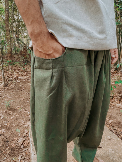 Calça Thai Shiva - Linho Verde