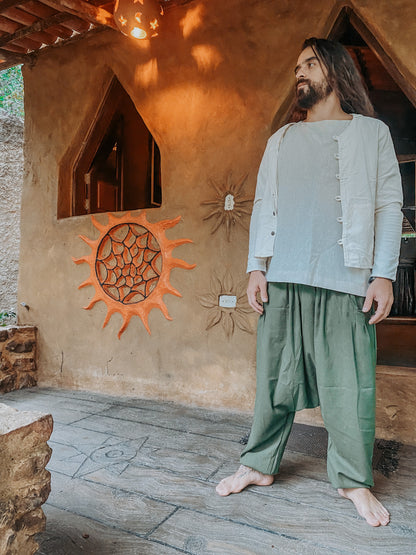 Calça Thai Shiva - Linho Verde