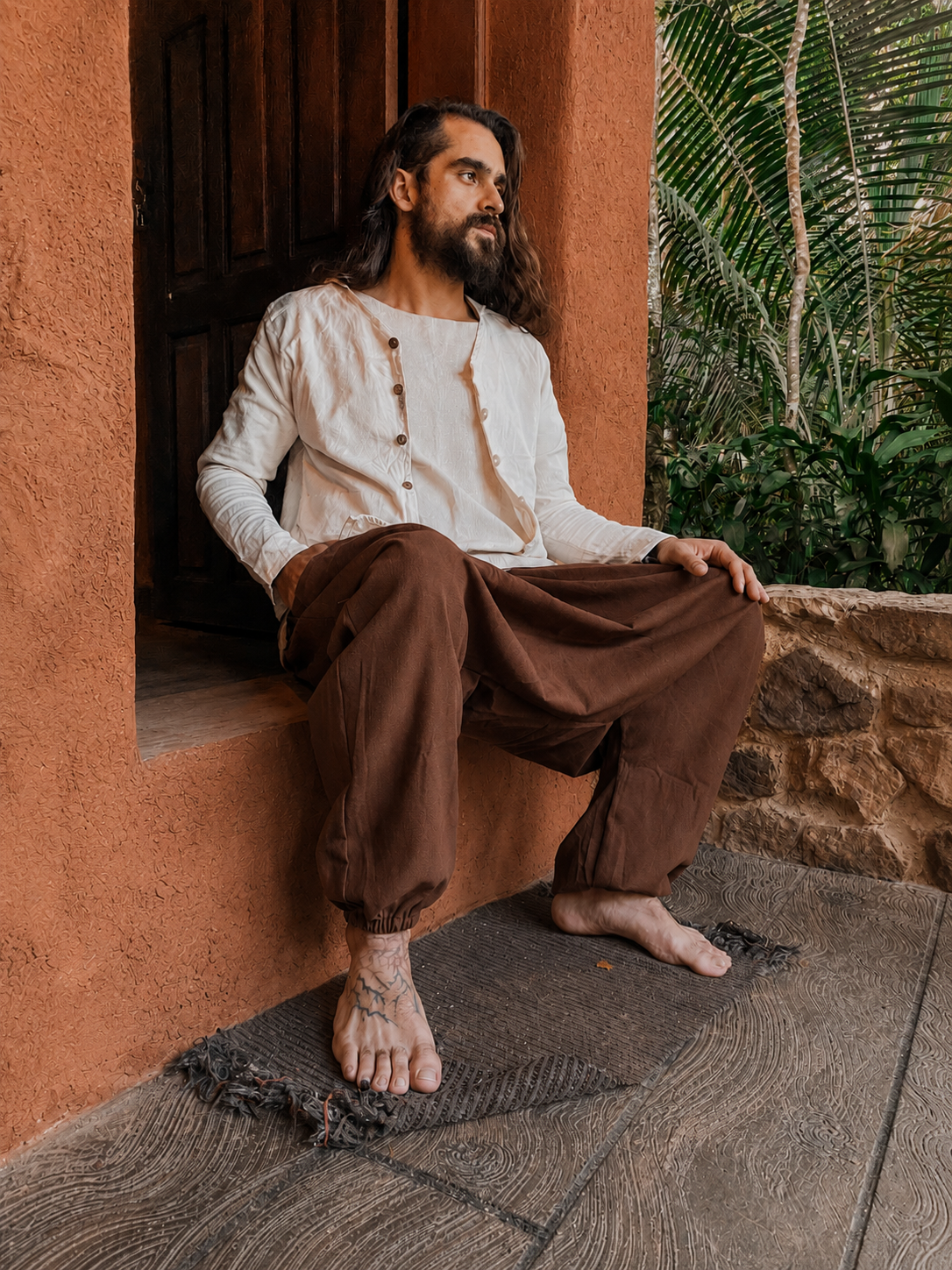 Goa Shiva Pants - Raw Linen