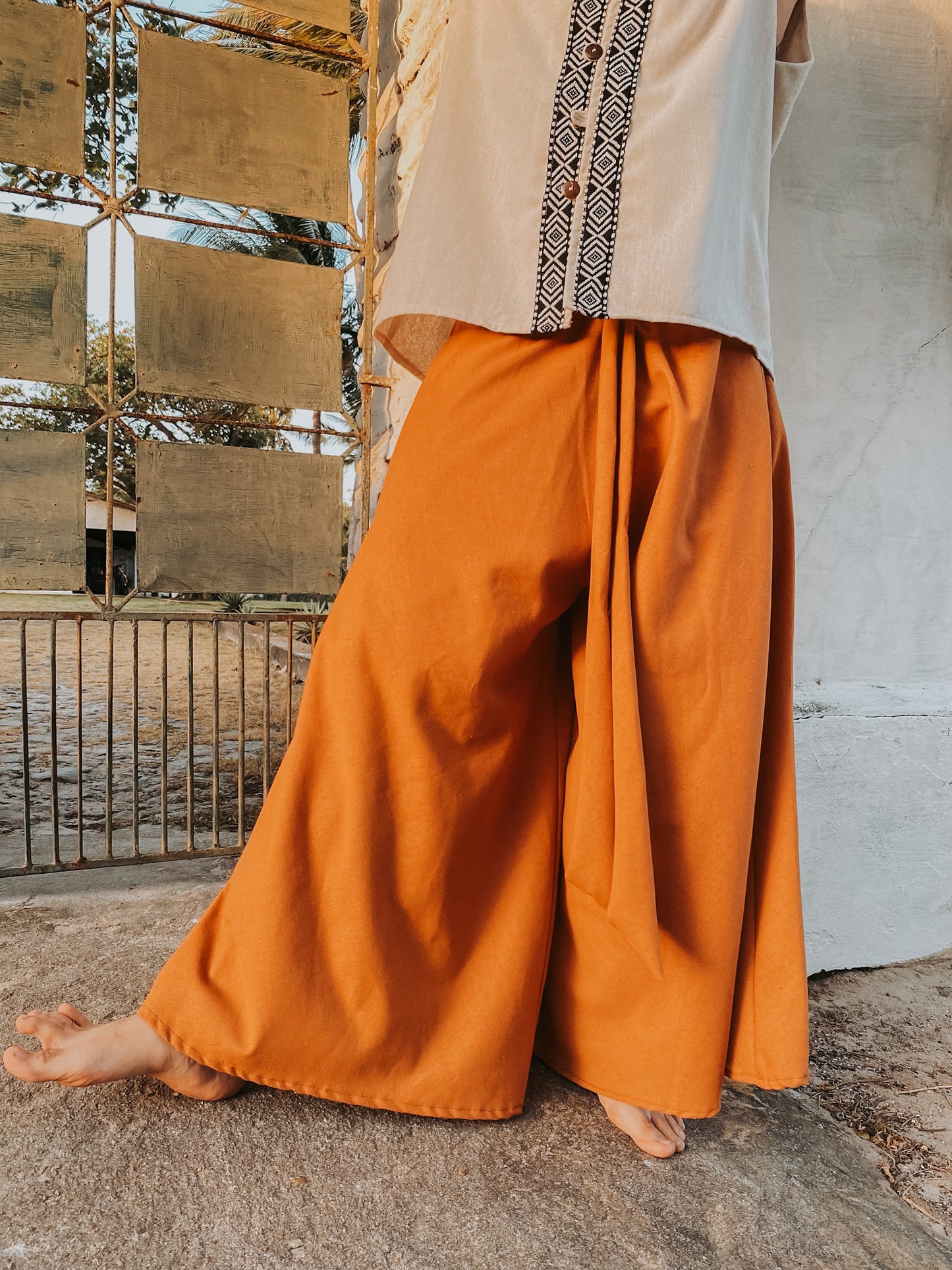 Goa Shiva Pants - Raw Linen