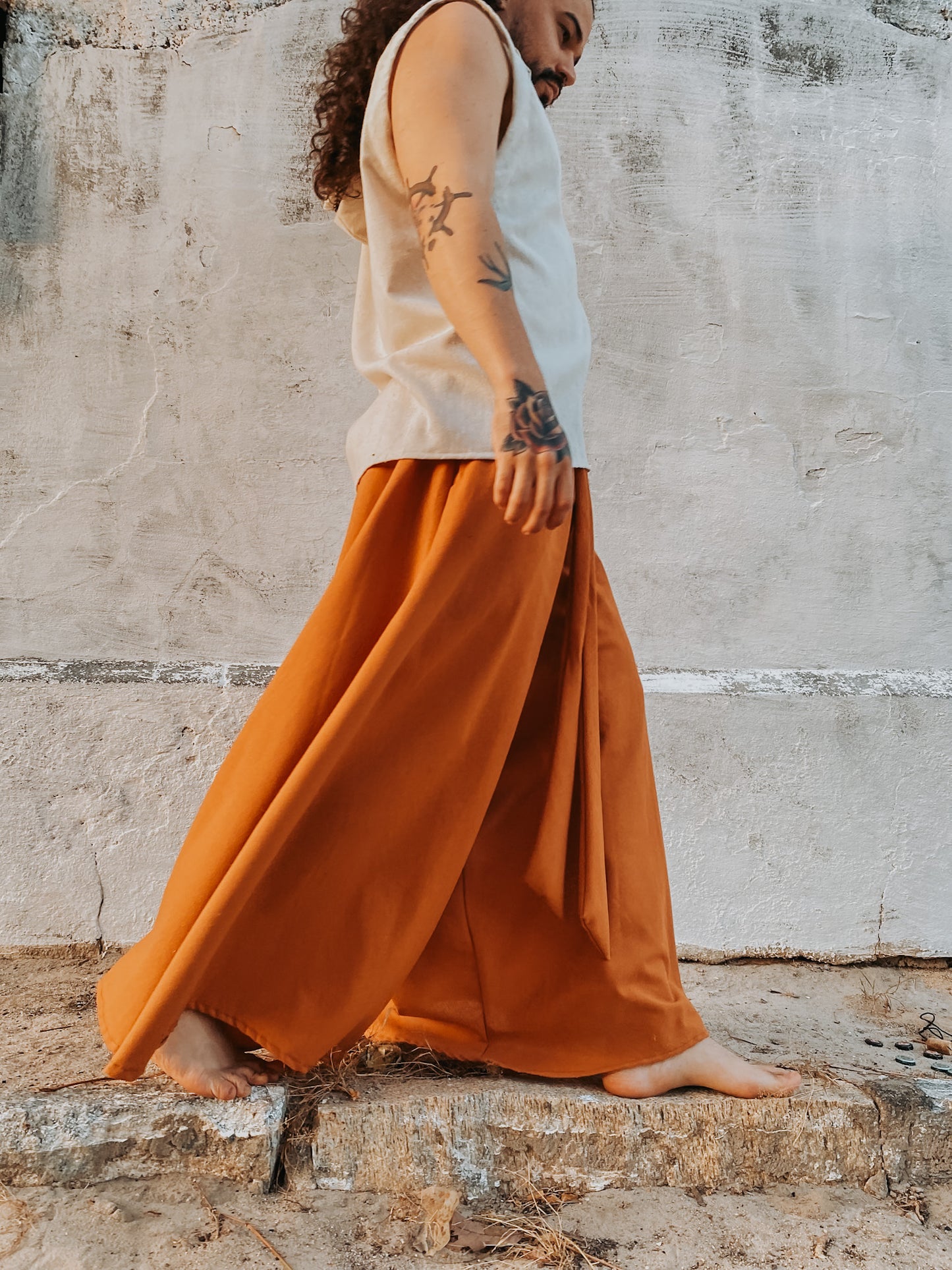 Goa Shiva Pants - Raw Linen