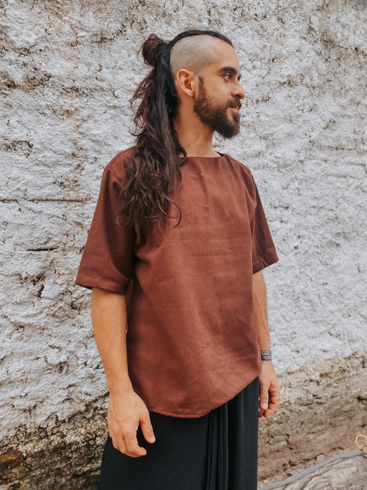 Oversized Canoe Shirt - Ecological White