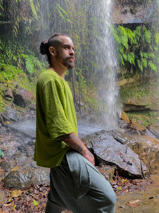 Camisa Canoa Oversized - Gaze de Algodão [Múltiplas Cores]