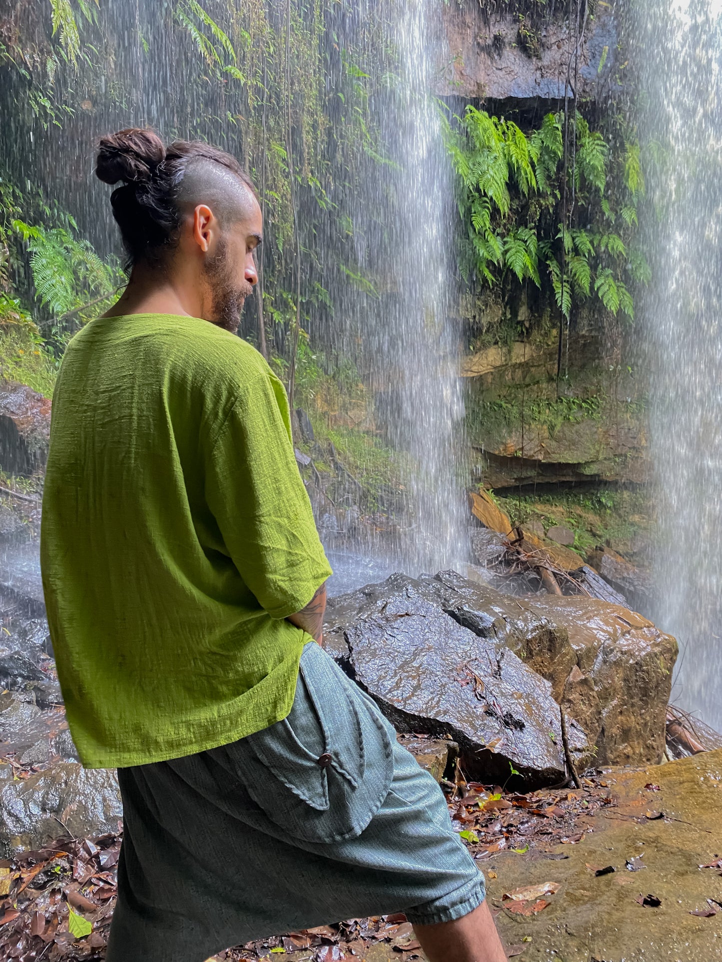 Camisa Canoa Oversized - Gaze de Algodão [Múltiplas Cores]