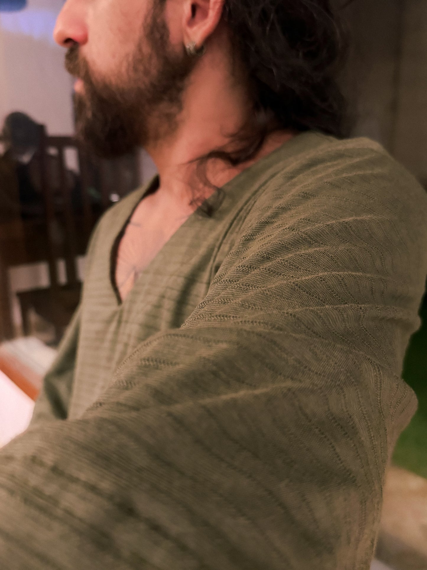 Oversized Canoe Shirt - Ecological White