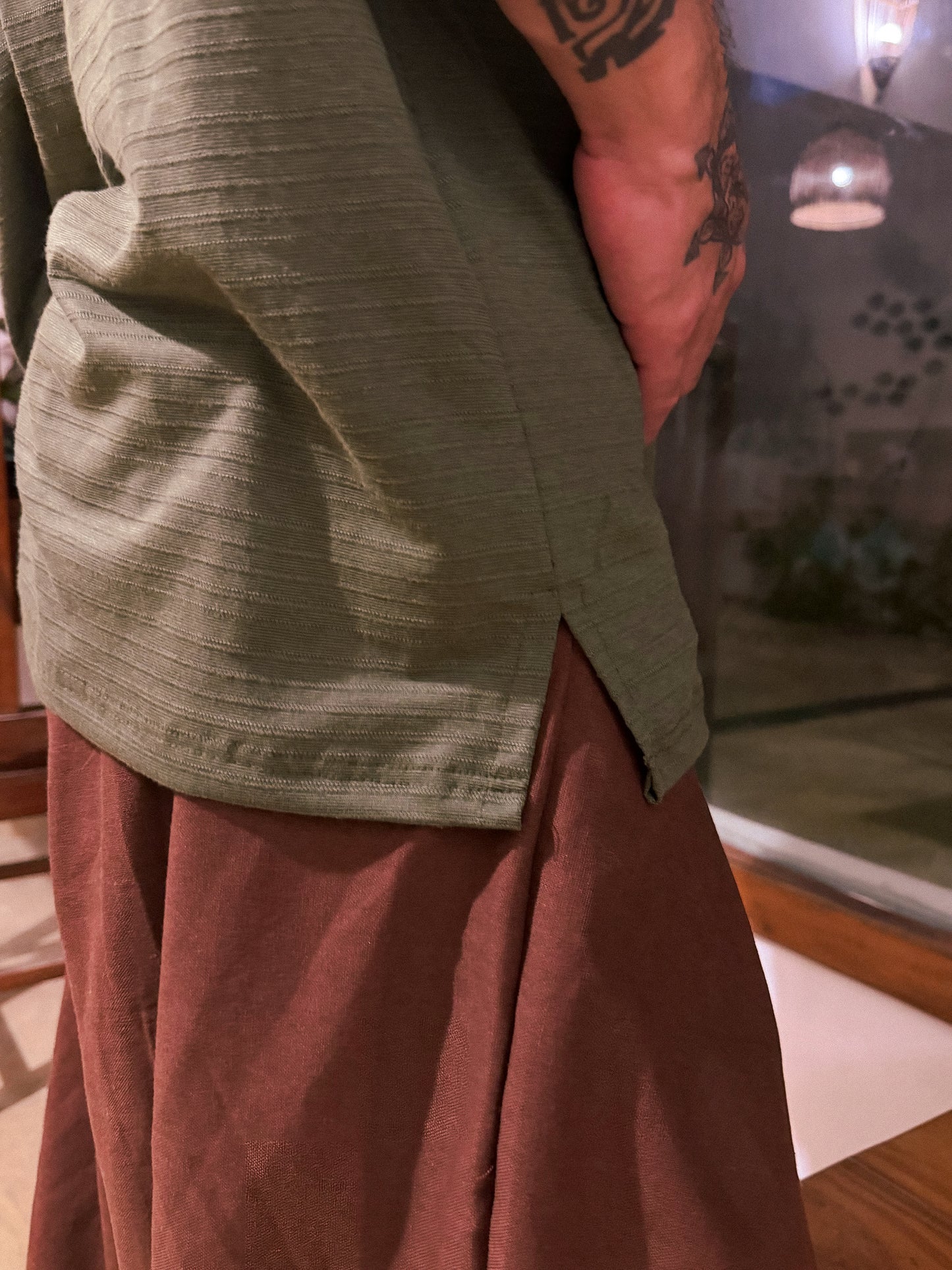Oversized Canoe Shirt - Ecological White