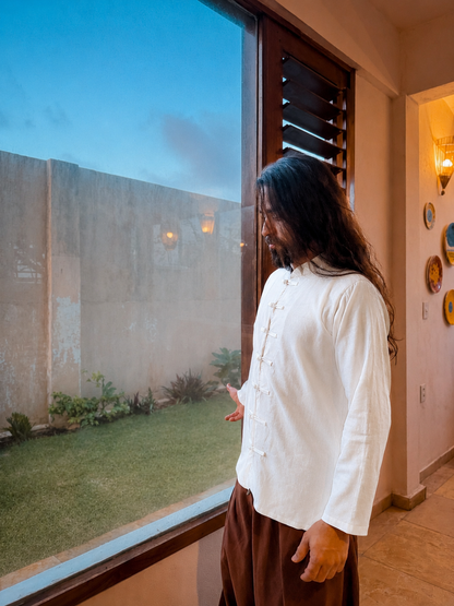 Camisa Zen Buddha - Branca