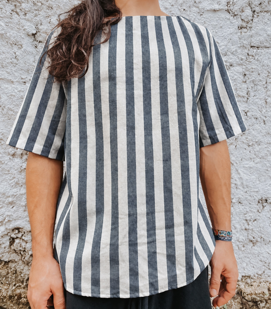 Camisa Canoa Oversized - Algodão Ecológico P (Bazzar)