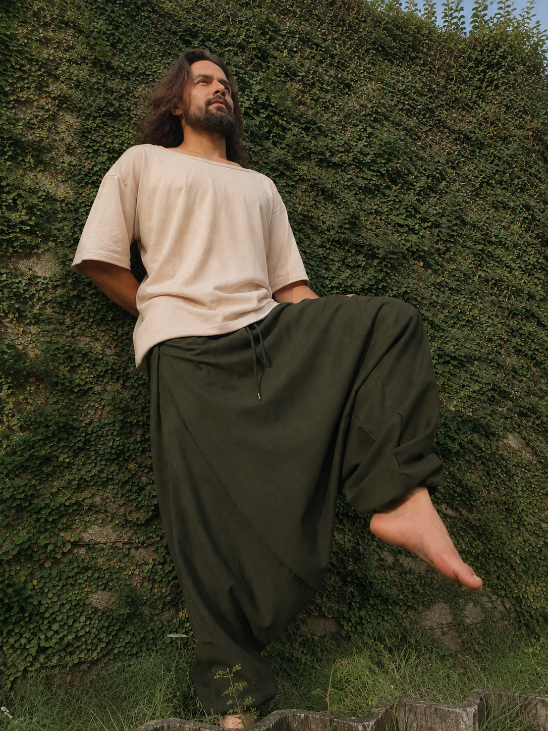 Calça Goa Shiva - Linho Verde
