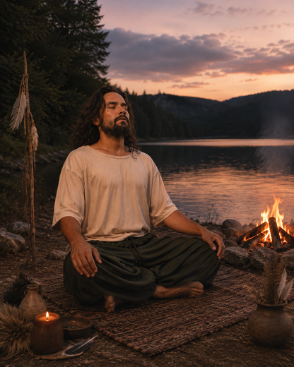 Calça Goa Shiva - Linho Verde