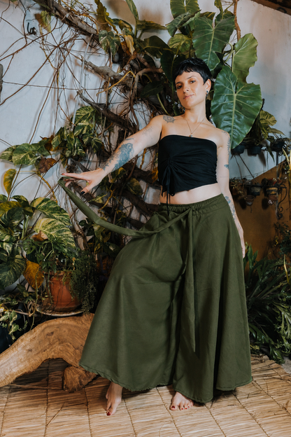 Calça Zen - Linho Verde