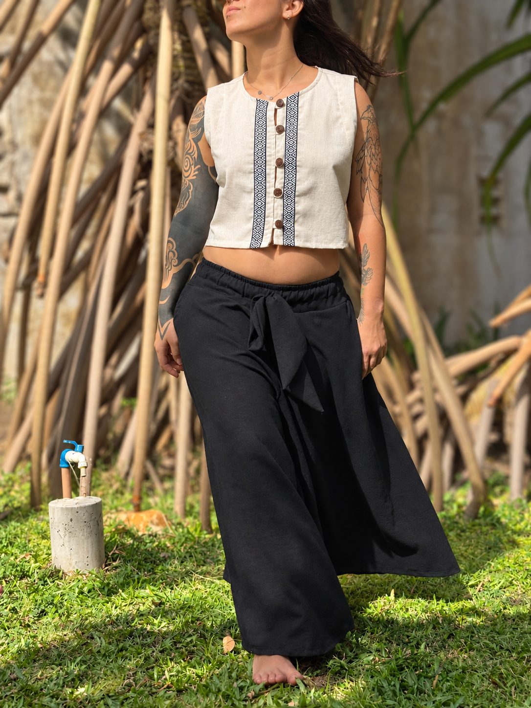 Cropped Electra - Linho Cru