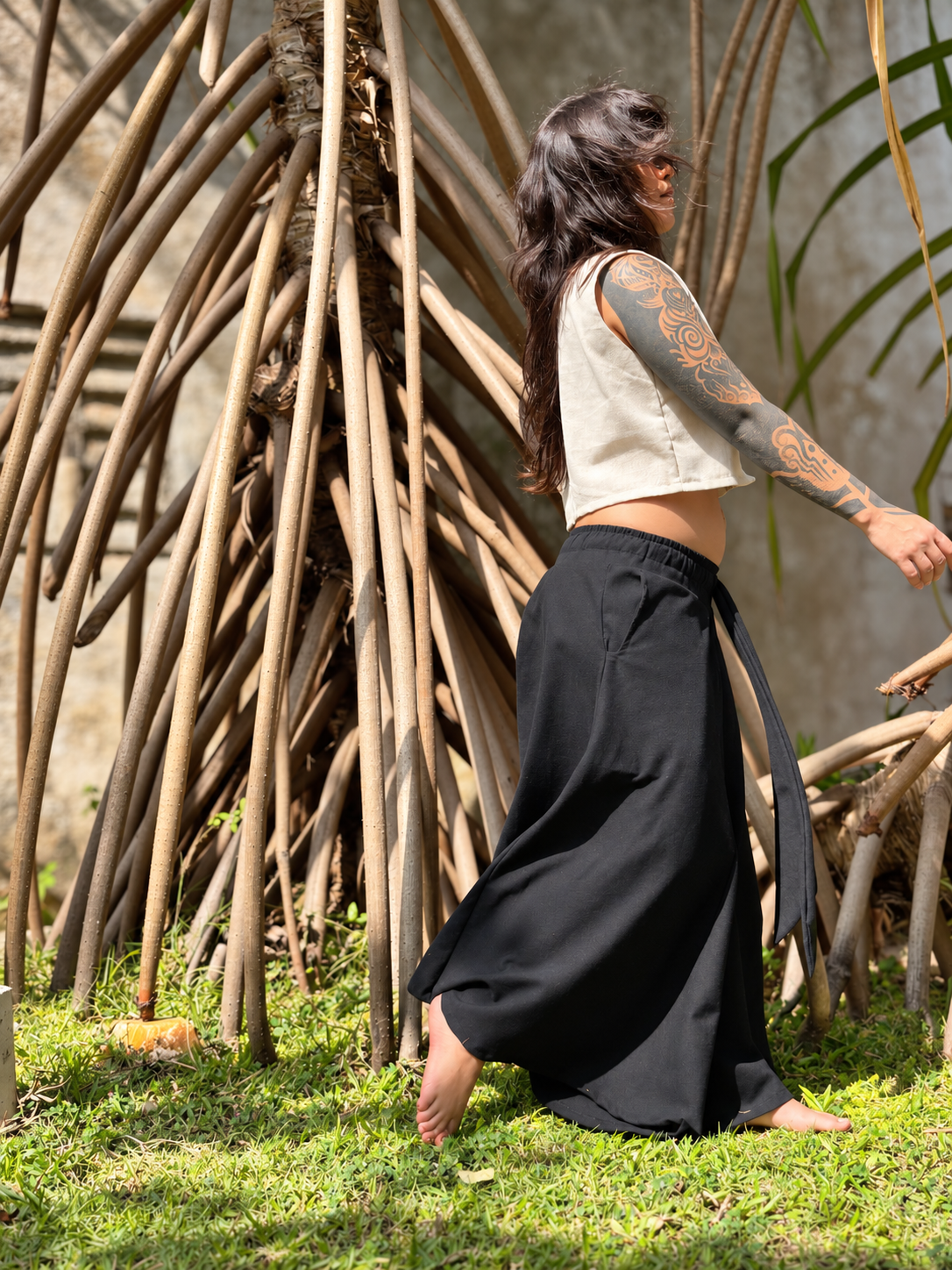 Cropped Electra - Linho Cru