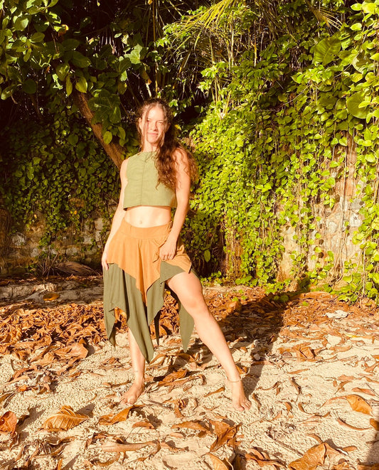 Cropped Shakti - Green