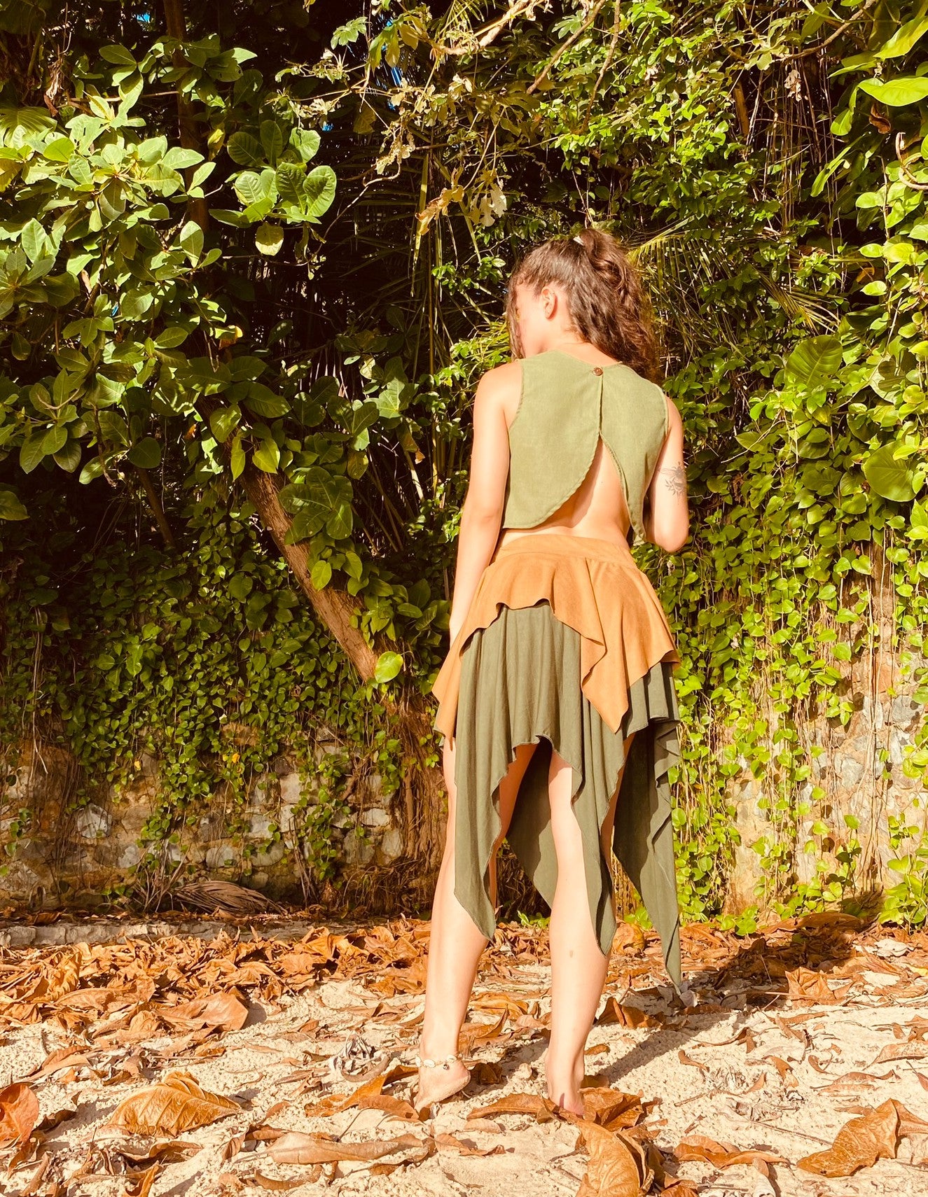 Cropped Shakti - Green