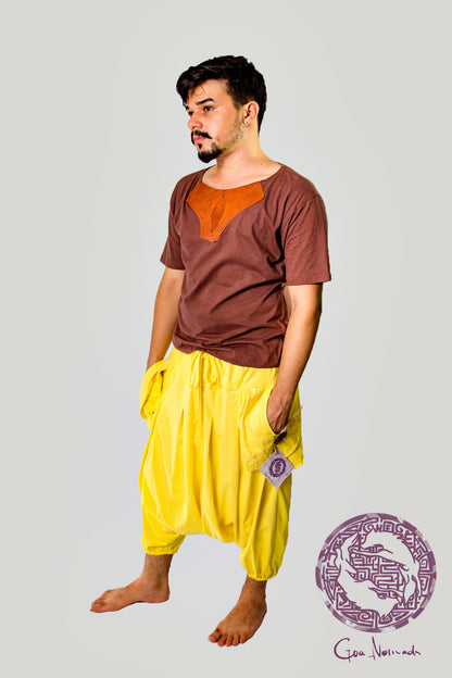 Camisa Goa c/ Couro - Preta