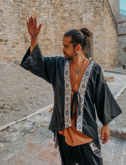 Zen Kimono - Offwhite Linen