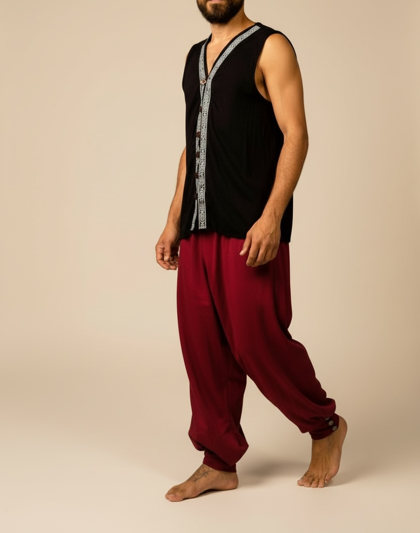 Calça Hindu - Vinho