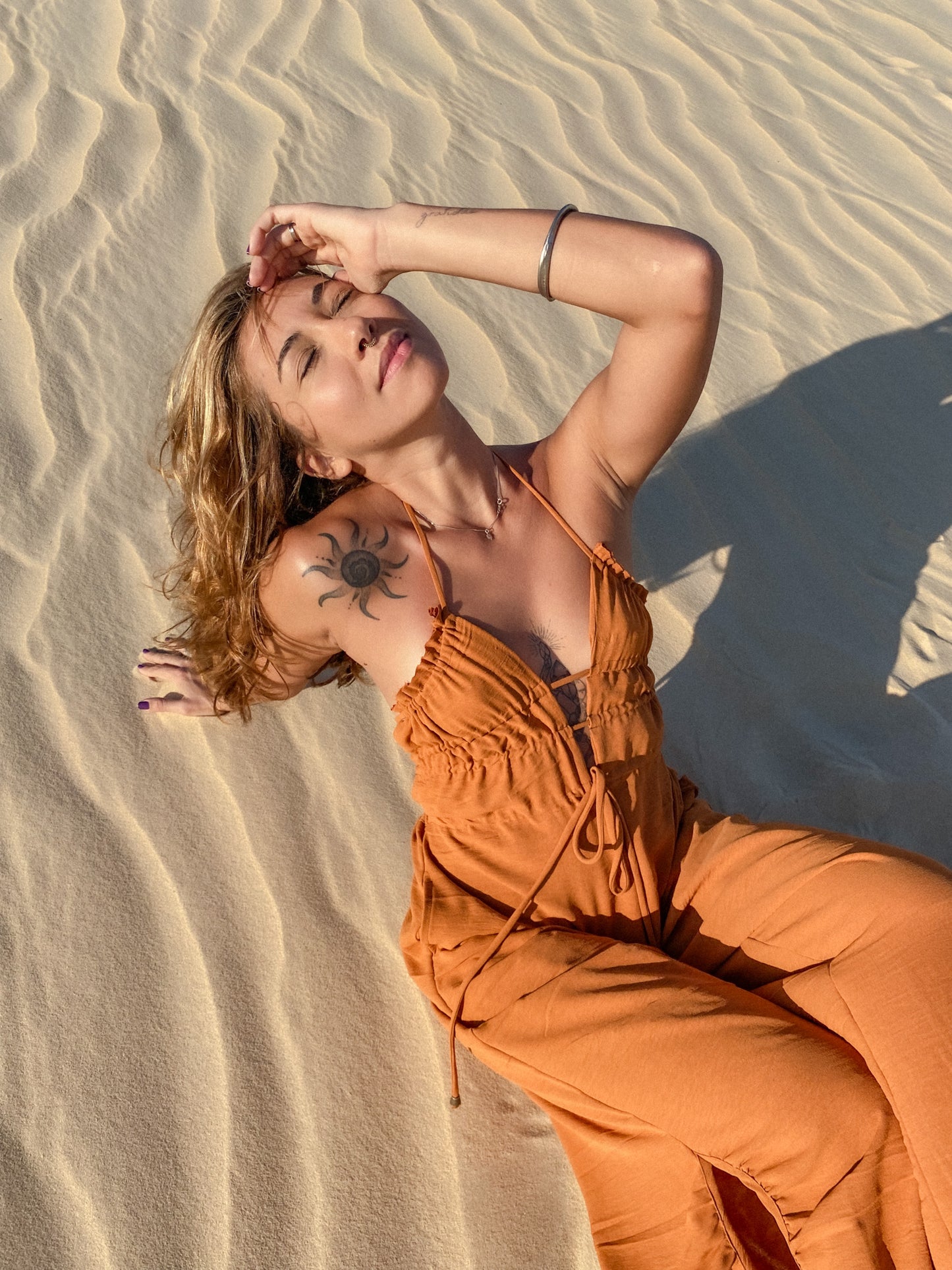 Shakti Jumpsuit - Caramel