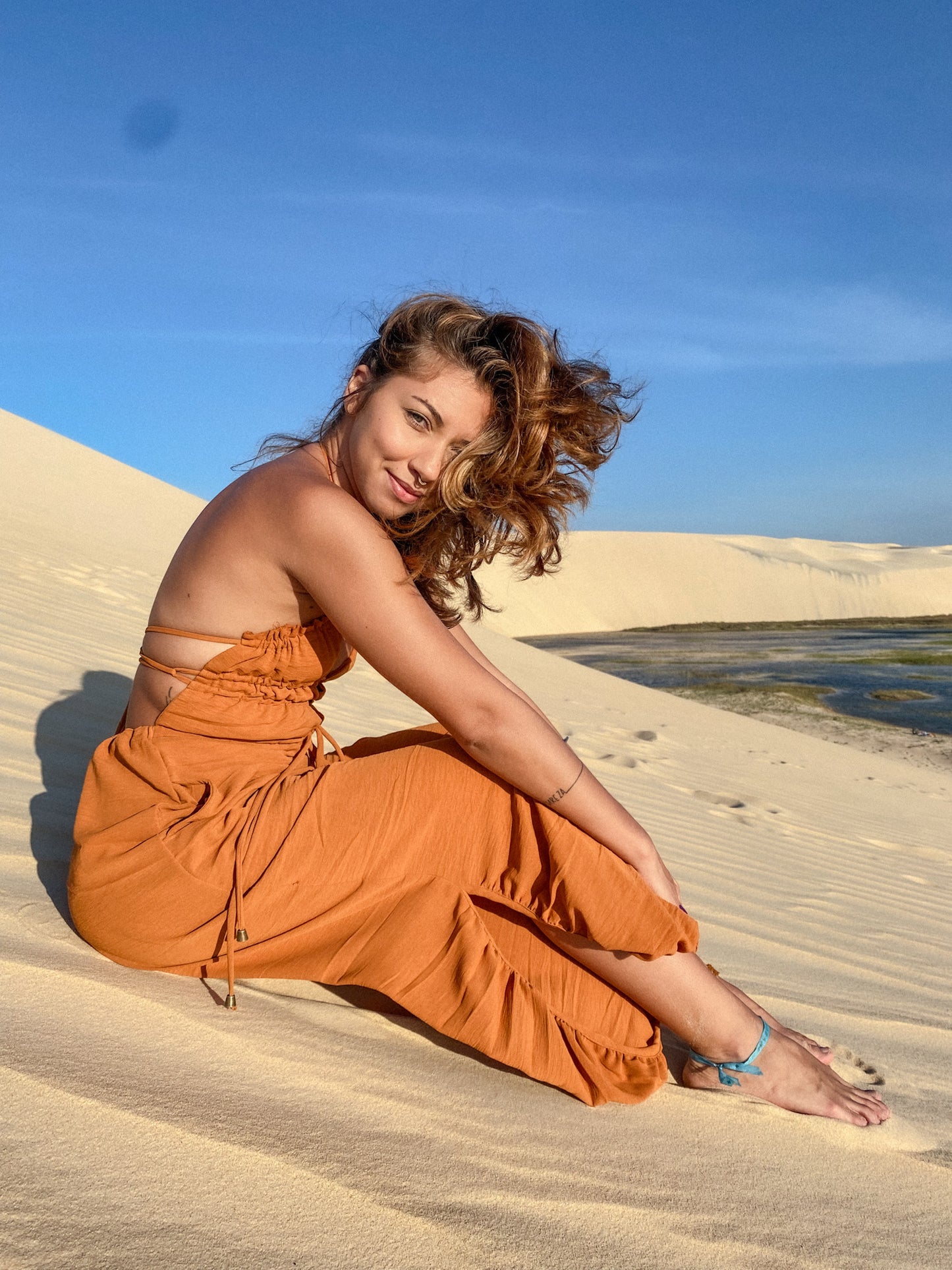 Shakti Jumpsuit - Caramel