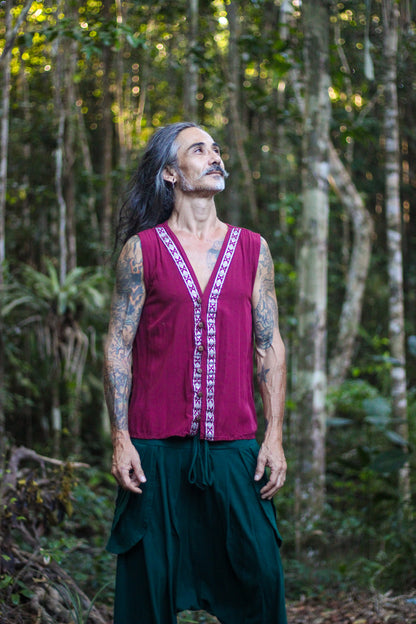 Bata Pachamama - Vinho com Fita Turca