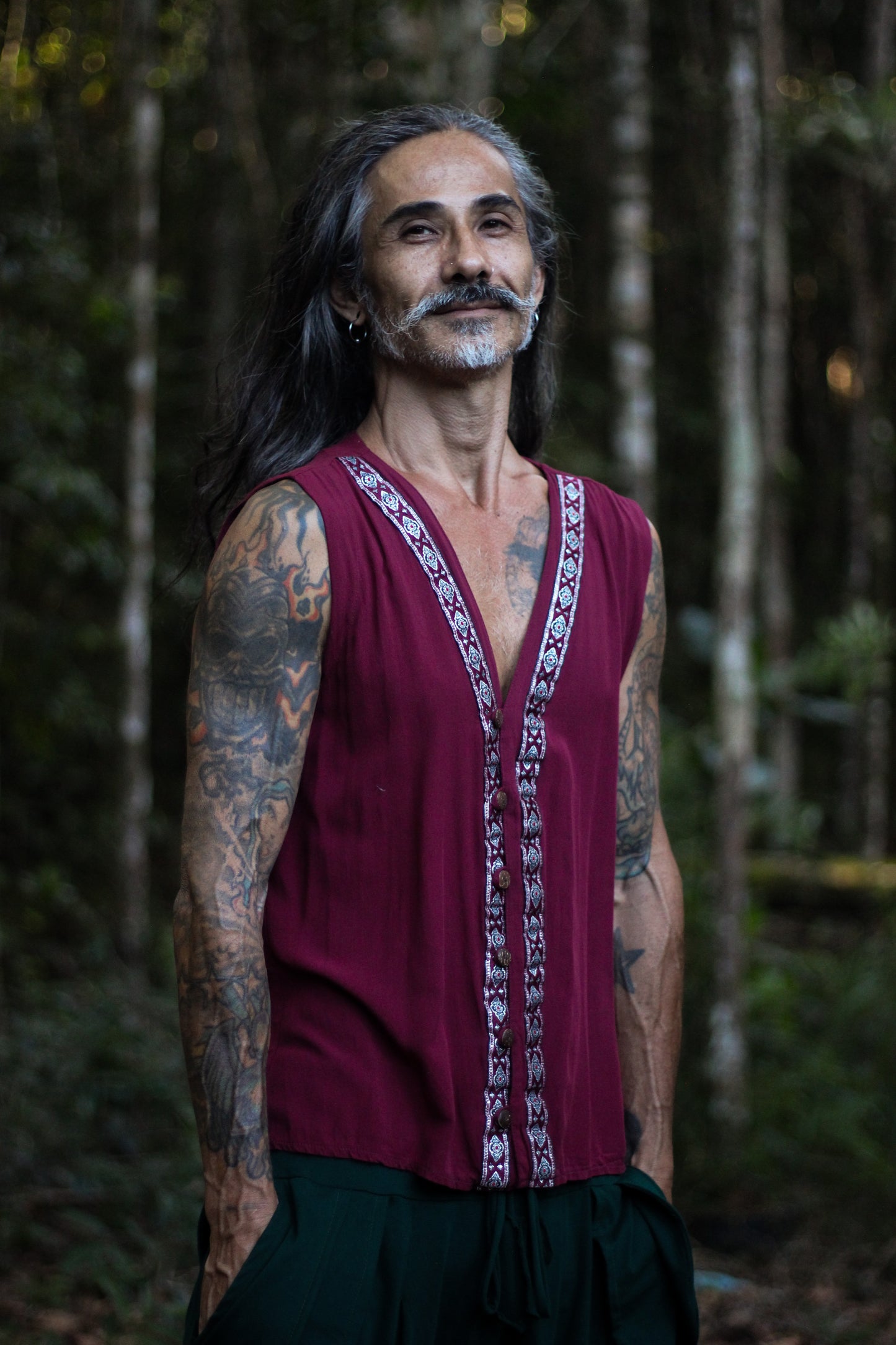 Bata Pachamama - Vinho com Fita Turca