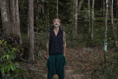 Samurai Vest - Raw Linen
