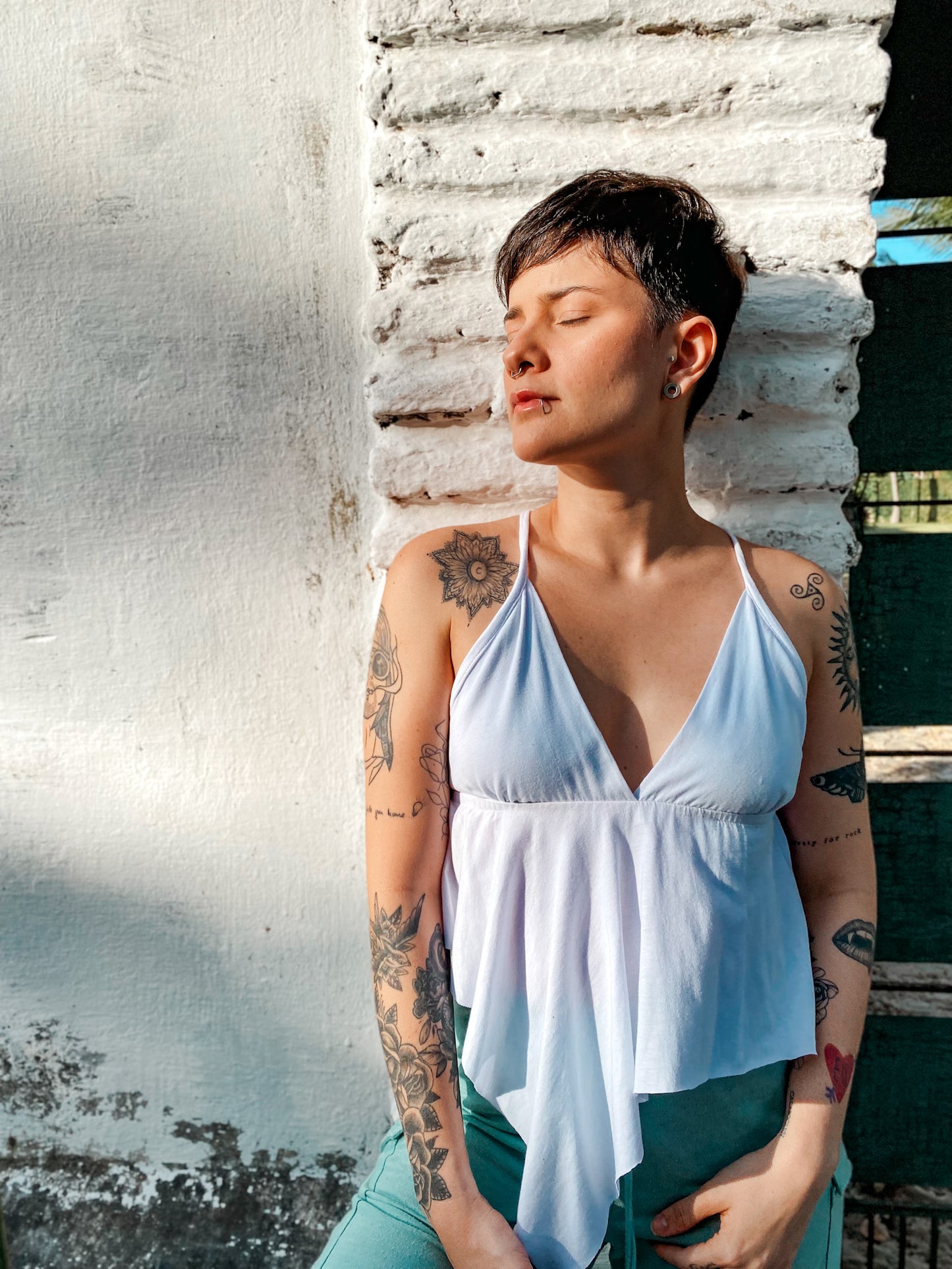 Blusa Kali - Branco Ecológico