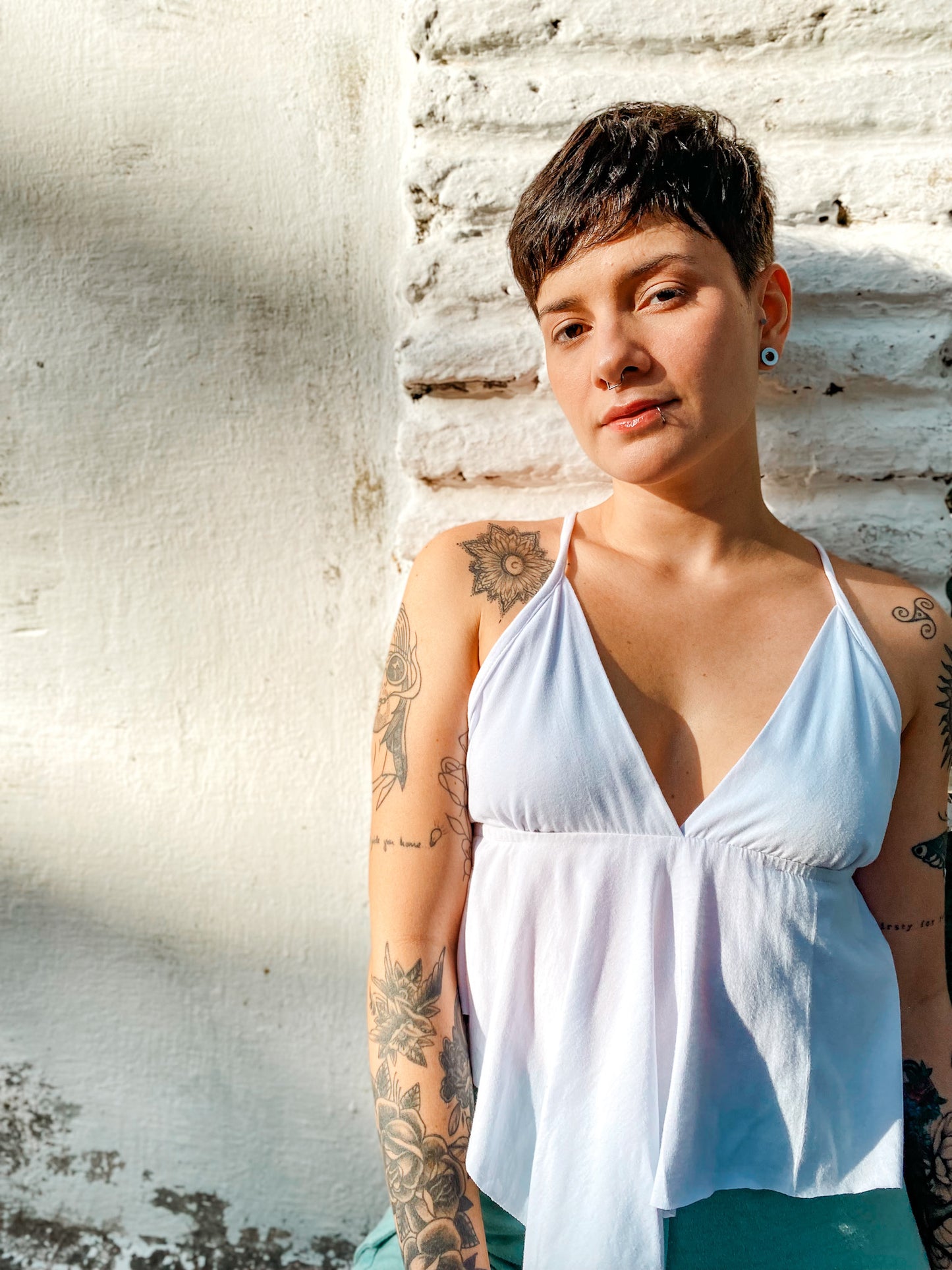 Blusa Kali - Branco Ecológico