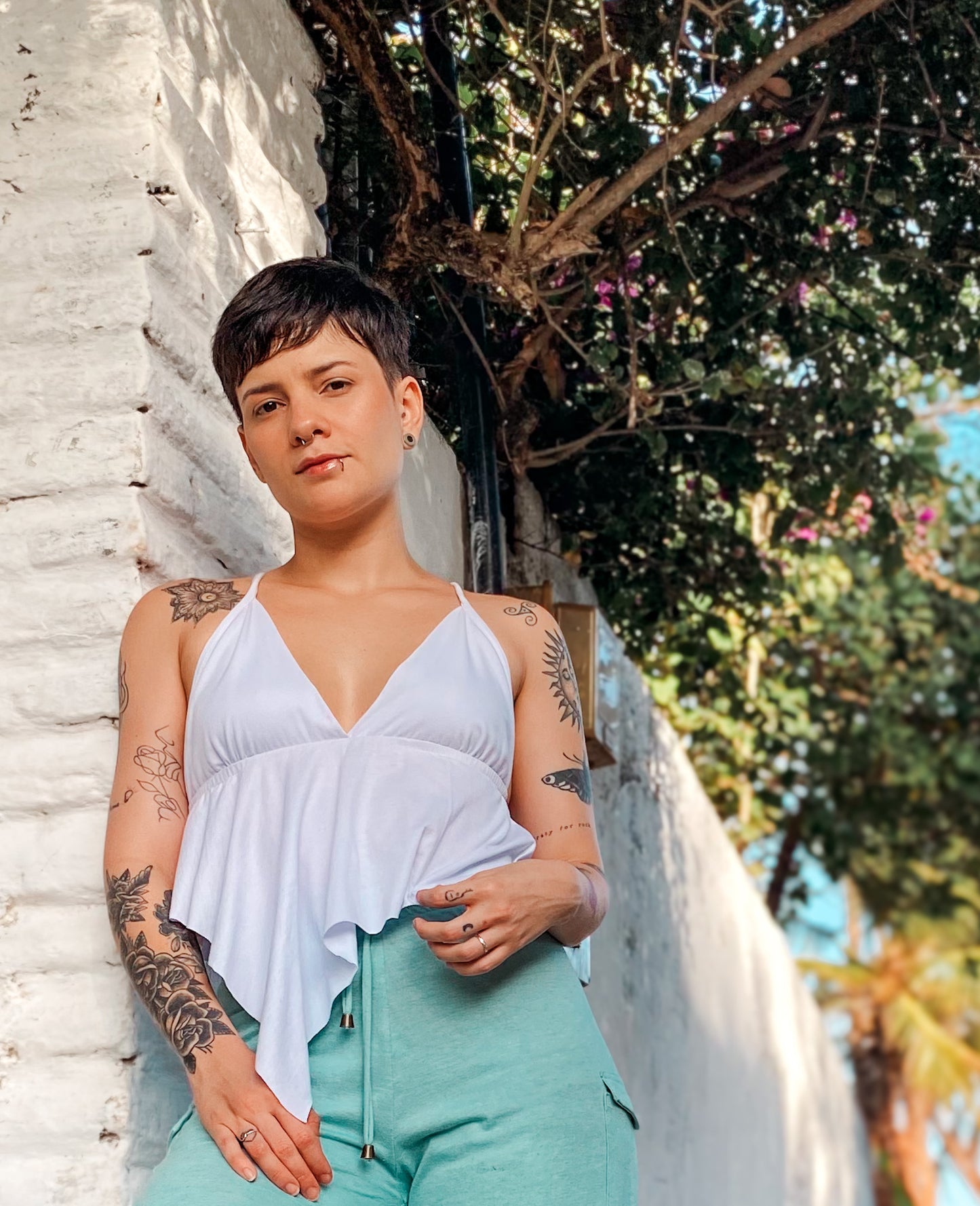 Blusa Kali - Branco Ecológico
