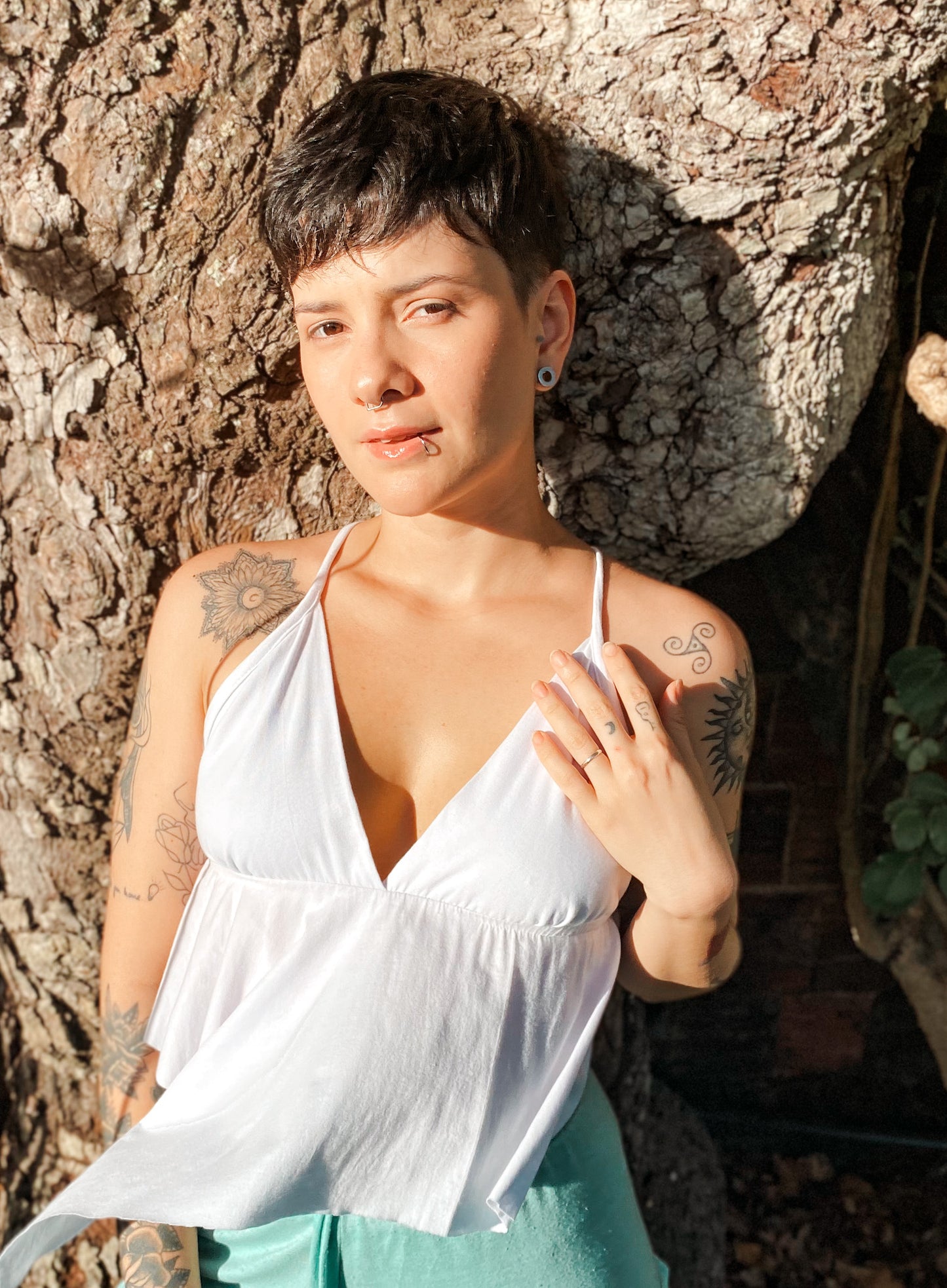 Blusa Kali - Branco Ecológico