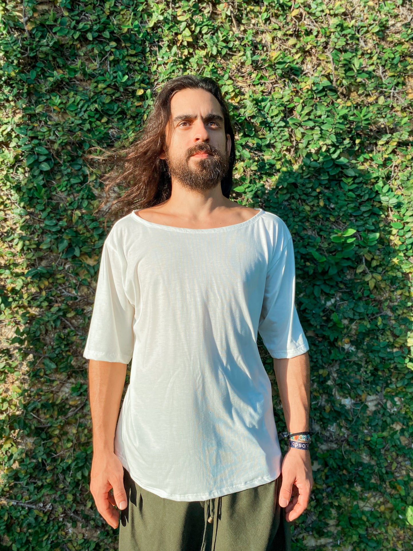Camisa Canoa Oversized - Branco Ecológico