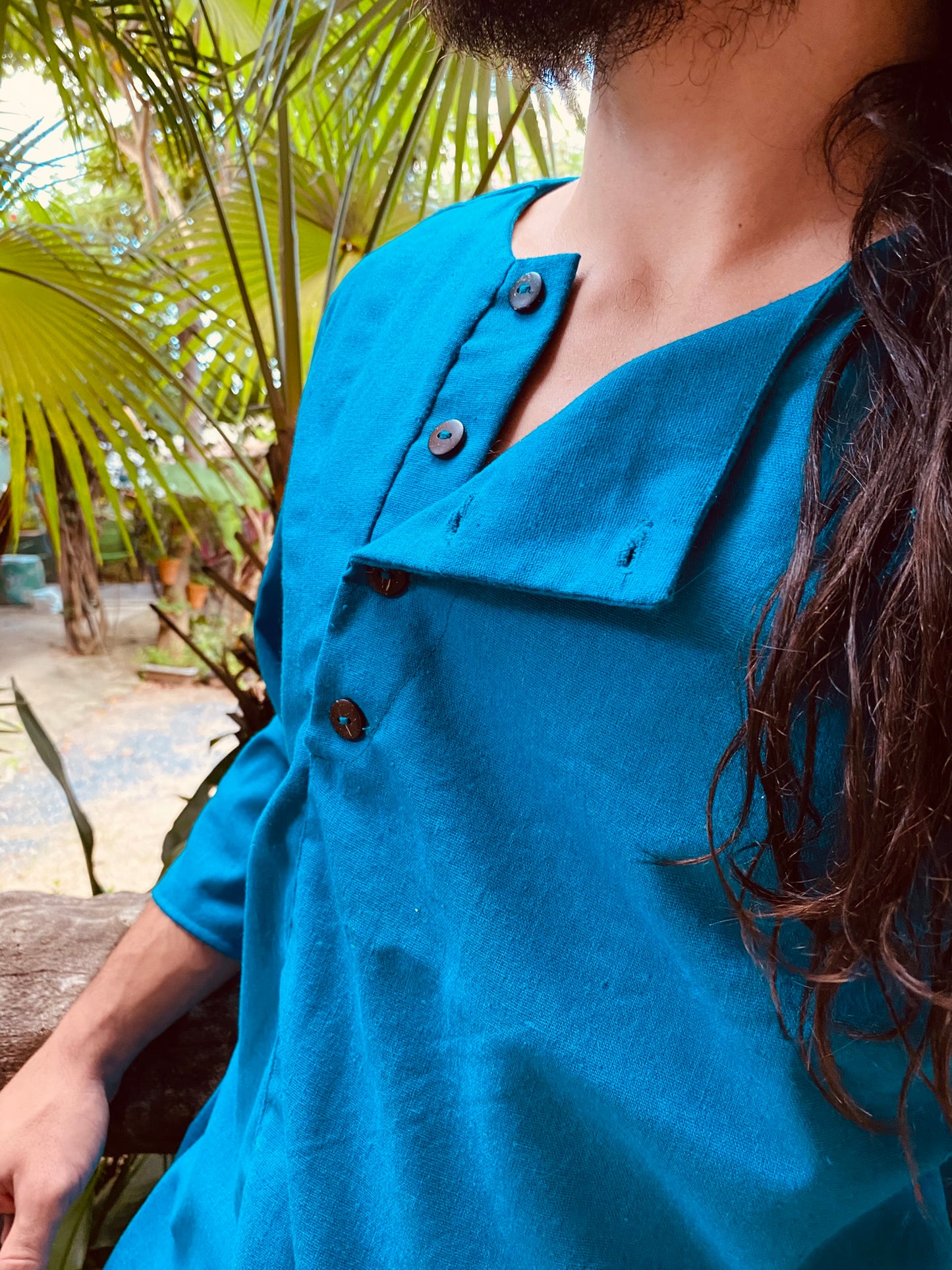 Camisa Brahma - Azul Petróleo