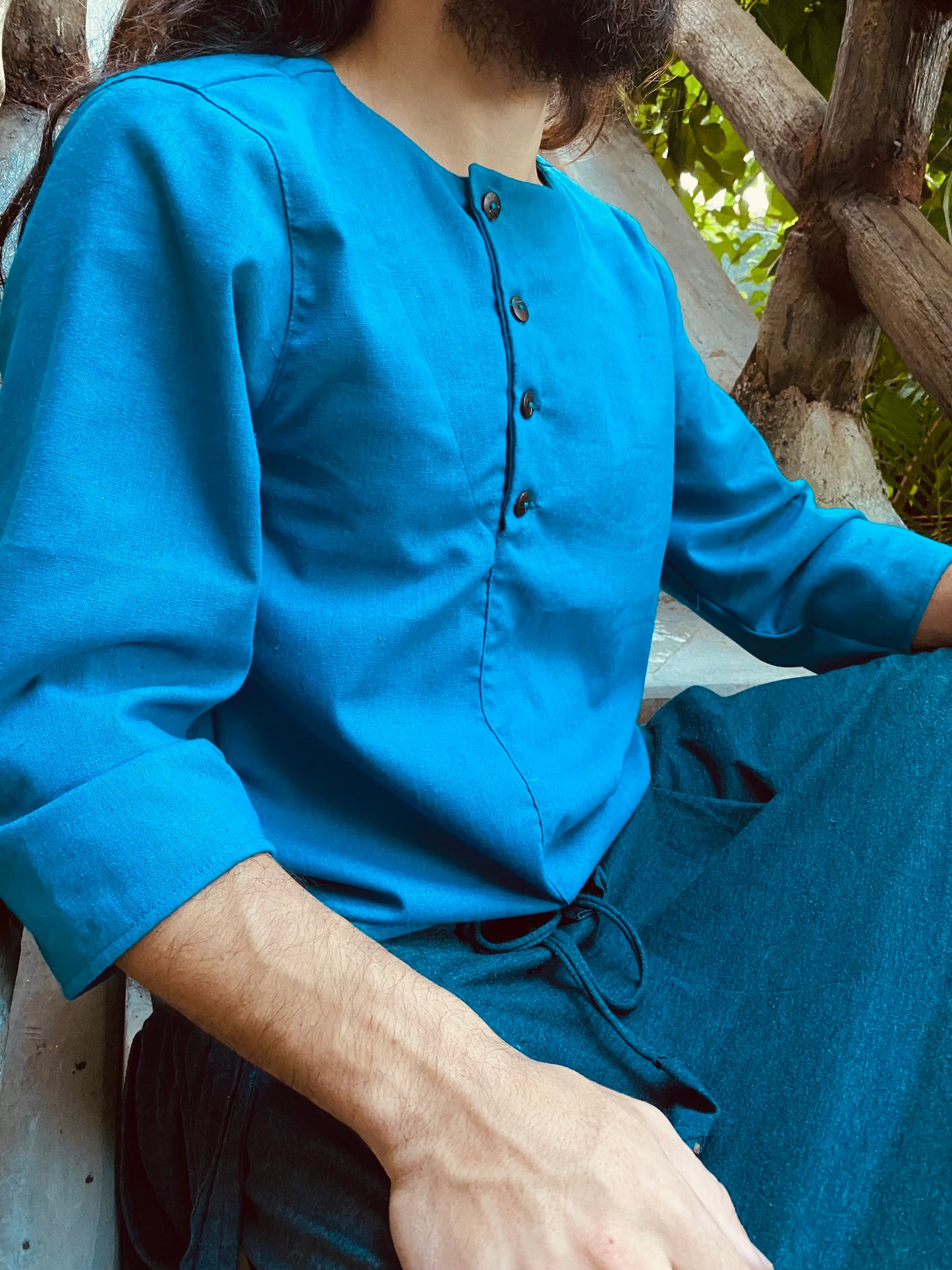 Camisa Brahma - Azul Petróleo