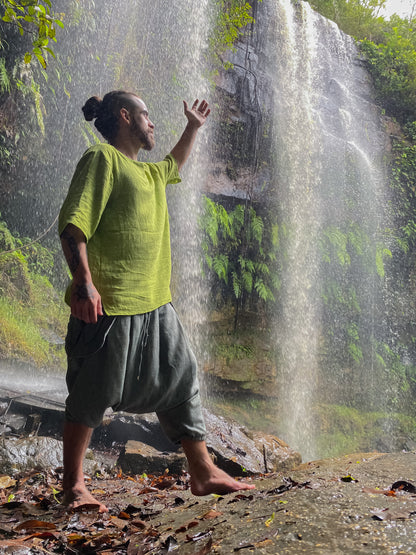 Camisa Canoa Oversized - Gaze de Algodão [Múltiplas Cores]