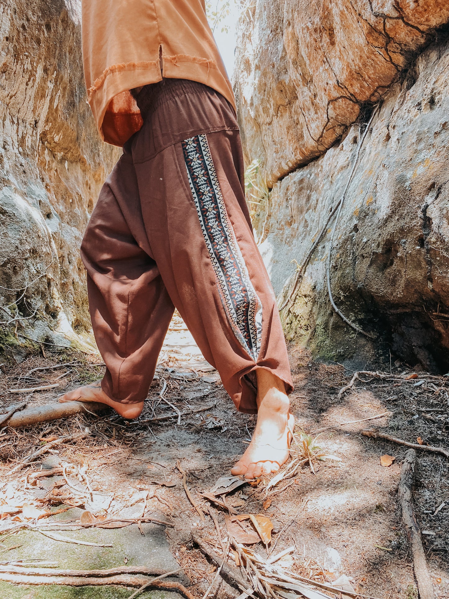 Samurai Pants - Black c. Linen
