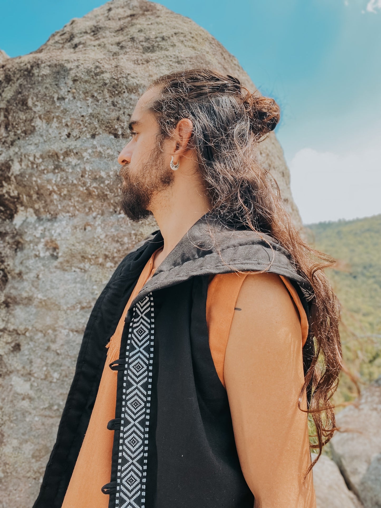 Samurai Vest - Raw Linen