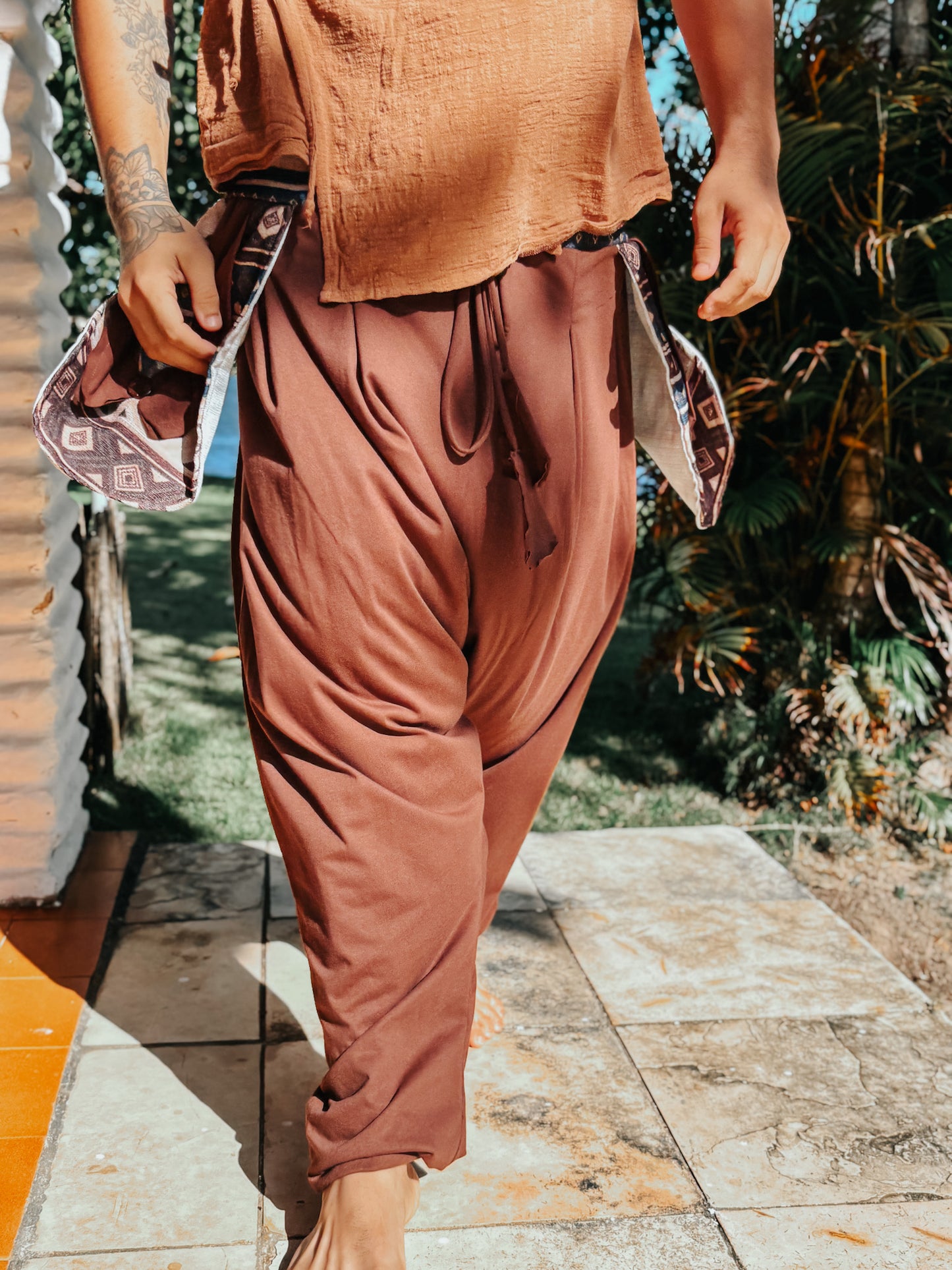 Calça Om Çanakkale - Marrom