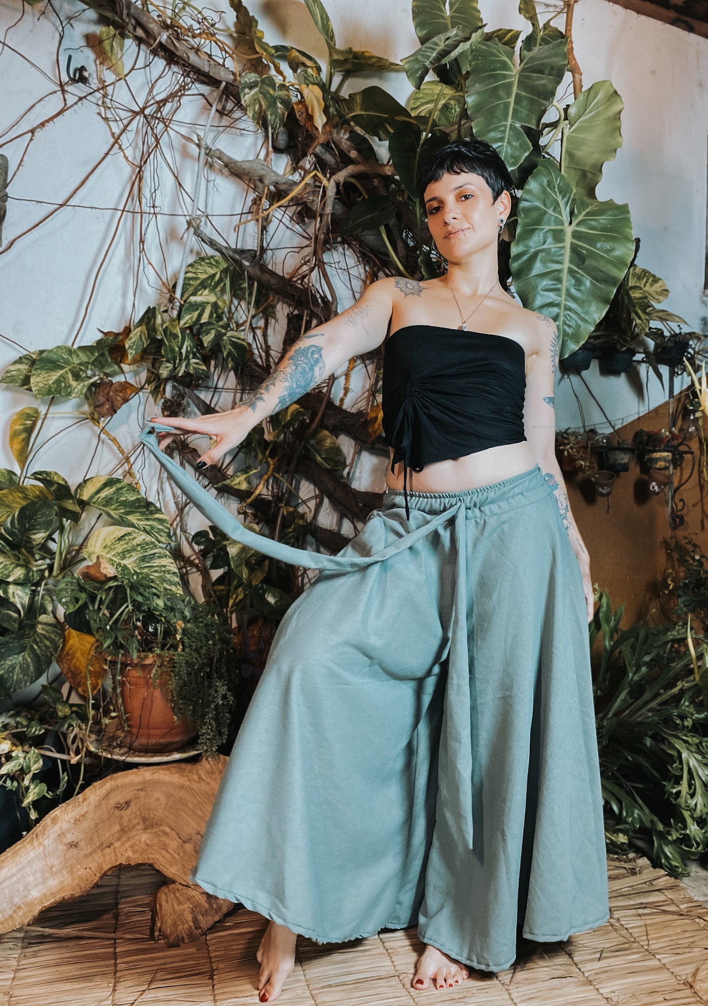 Goa Shiva Pants - Raw Linen